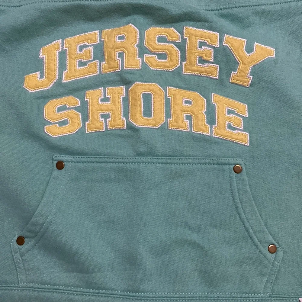 🔥BUNDLE SALE Jersey Shore Grey Whale sweatshirt material drawstring bag backpack